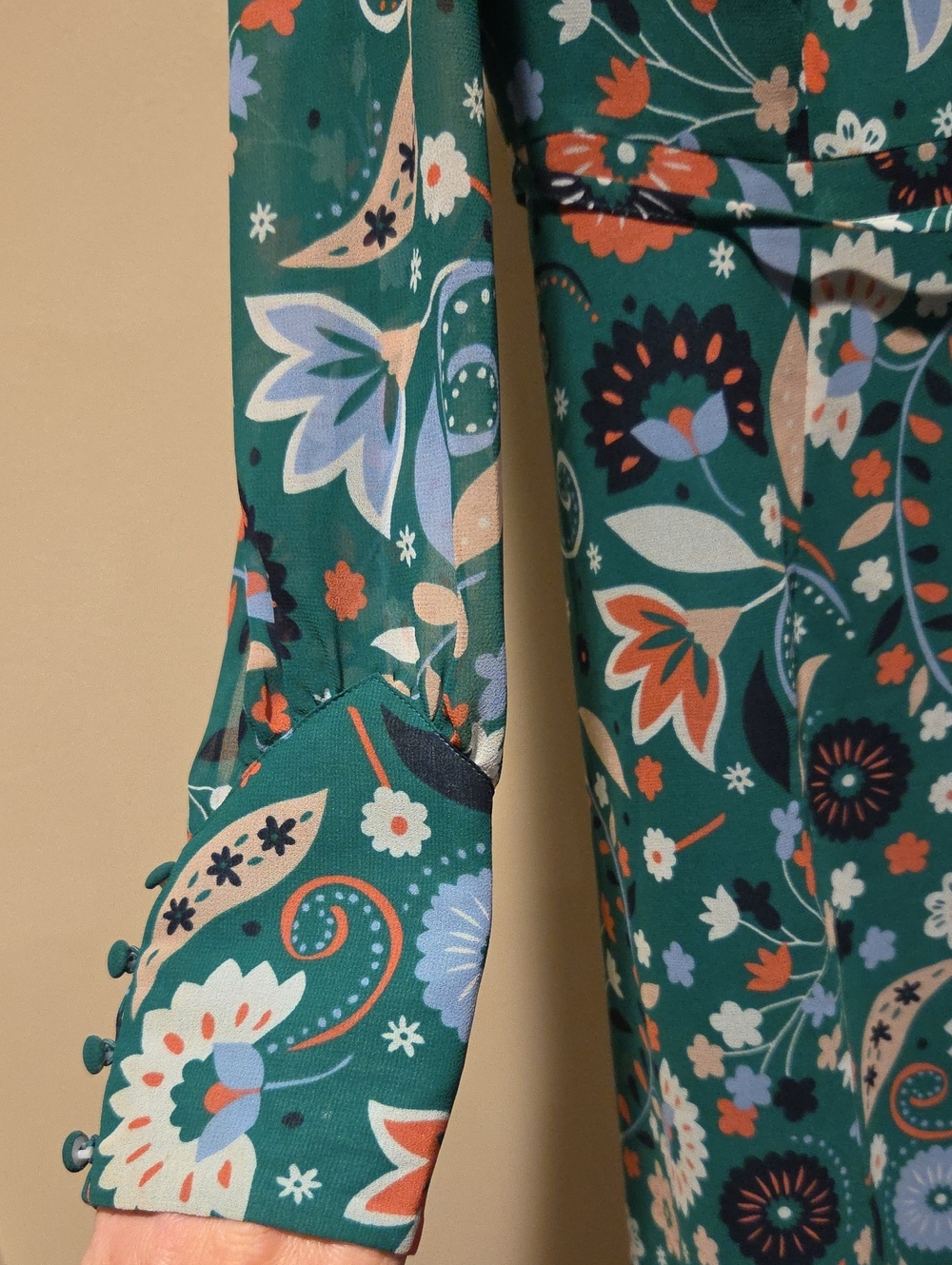 ❤️ NWOT! BODEN BLOSSOM FLORAL LONG SLEEVE DRESS, 4 - Picture 14 of 16